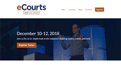 Desktop Screenshot of e-courts.org