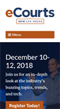 Mobile Screenshot of e-courts.org