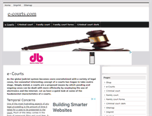 Tablet Screenshot of e-courts.com